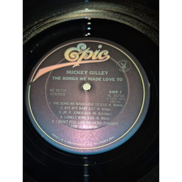 Mickey Gilley Vinyl Record - "The Songs We Made Love To" - Country Music Album - Picture 9 of 12